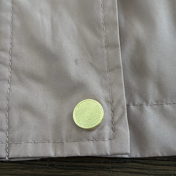 Cole Haan Mauve Packable Hooded Anorack Rain Jacket Small - Picture 10 of 12